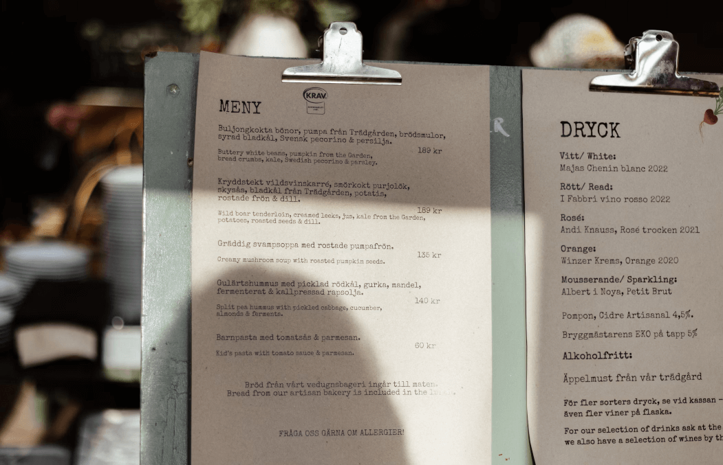 Tại sao cửa hàng nên có trang menu số?